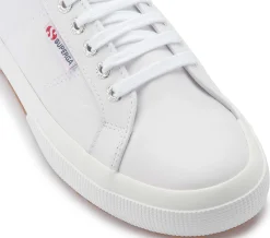 Sneaker|Schnürschuhe|superga Sneaker in Übergrößen Weiß