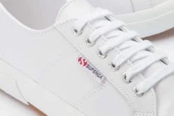 Sneaker|Schnürschuhe|superga Sneaker in Übergrößen Weiß