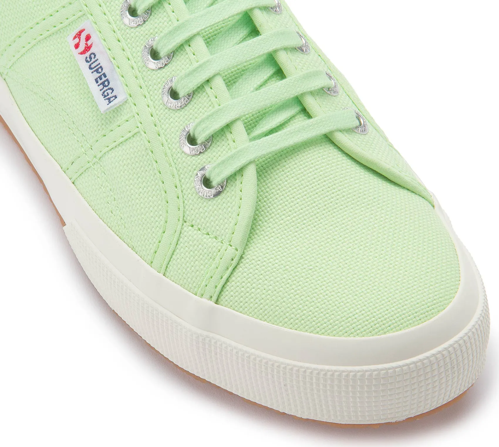 Sneaker|Schnürschuhe|superga Sneaker in Übergrößen Grün