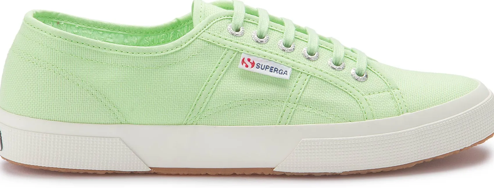 Sneaker|Schnürschuhe|superga Sneaker in Übergrößen Grün
