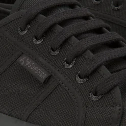 Sneaker|Schnürschuhe|superga Sneaker in Übergrößen Schwarz