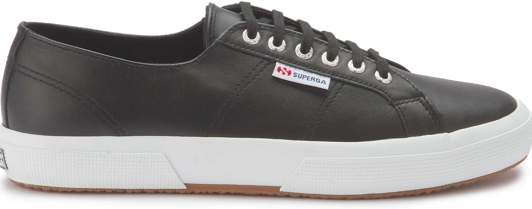 Sneaker|Schnürschuhe|superga Sneaker in Übergrößen Schwarz