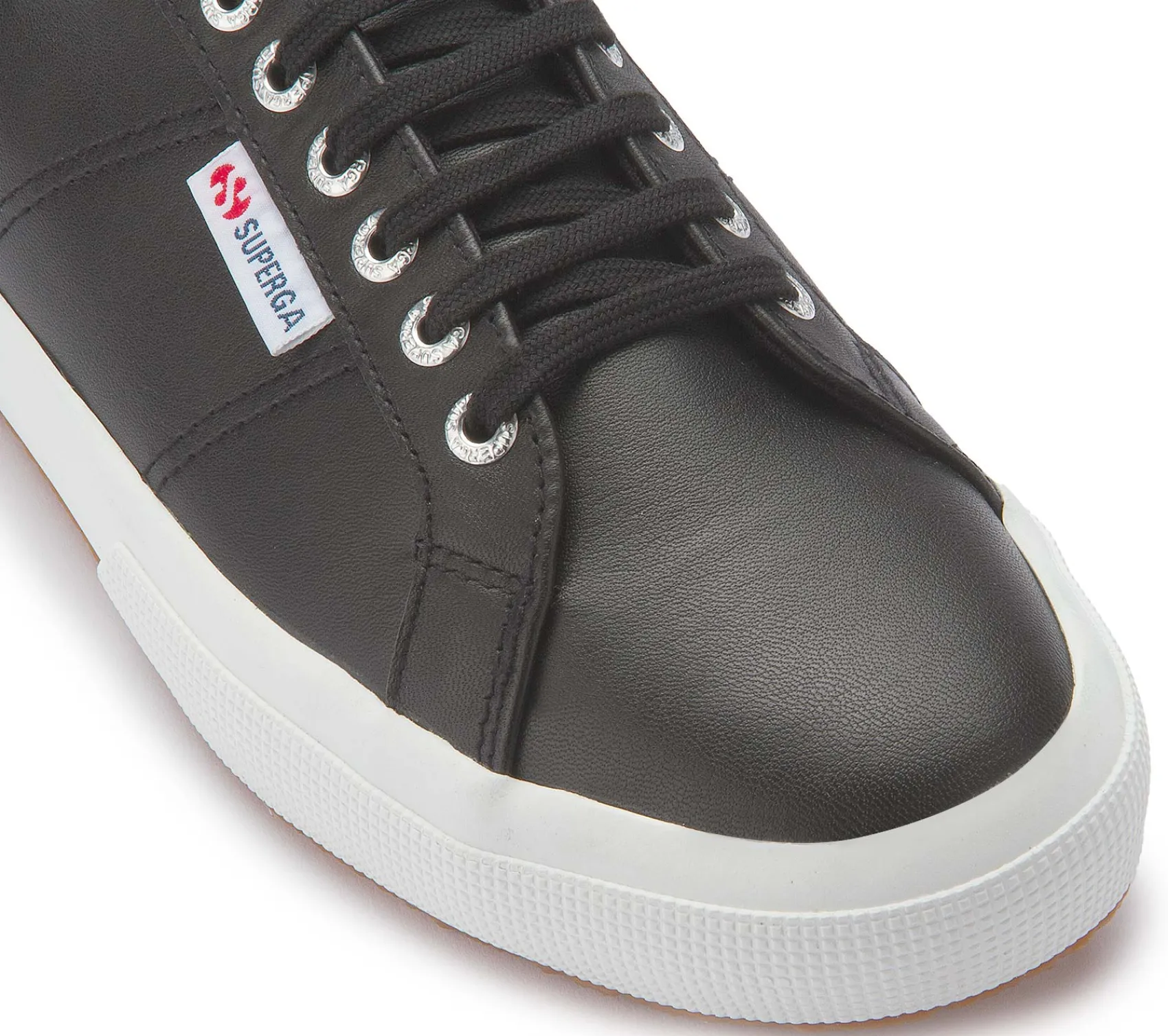 Sneaker|Schnürschuhe|superga Sneaker in Übergrößen Schwarz