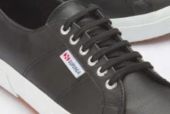 Sneaker|Schnürschuhe|superga Sneaker in Übergrößen Schwarz