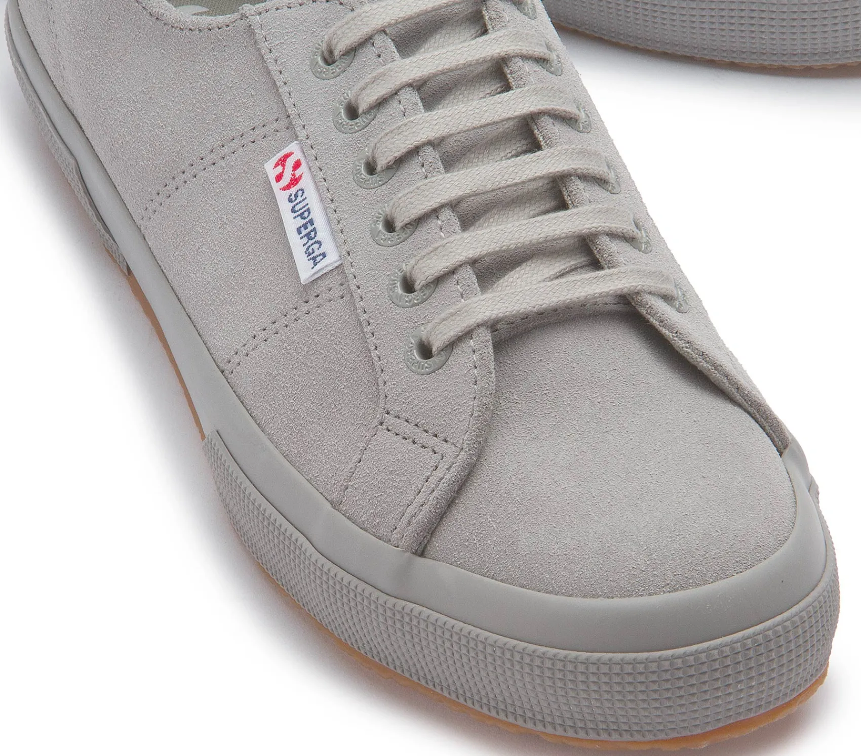 Sneaker|Schnürschuhe|superga Sneaker in Übergrößen Grau