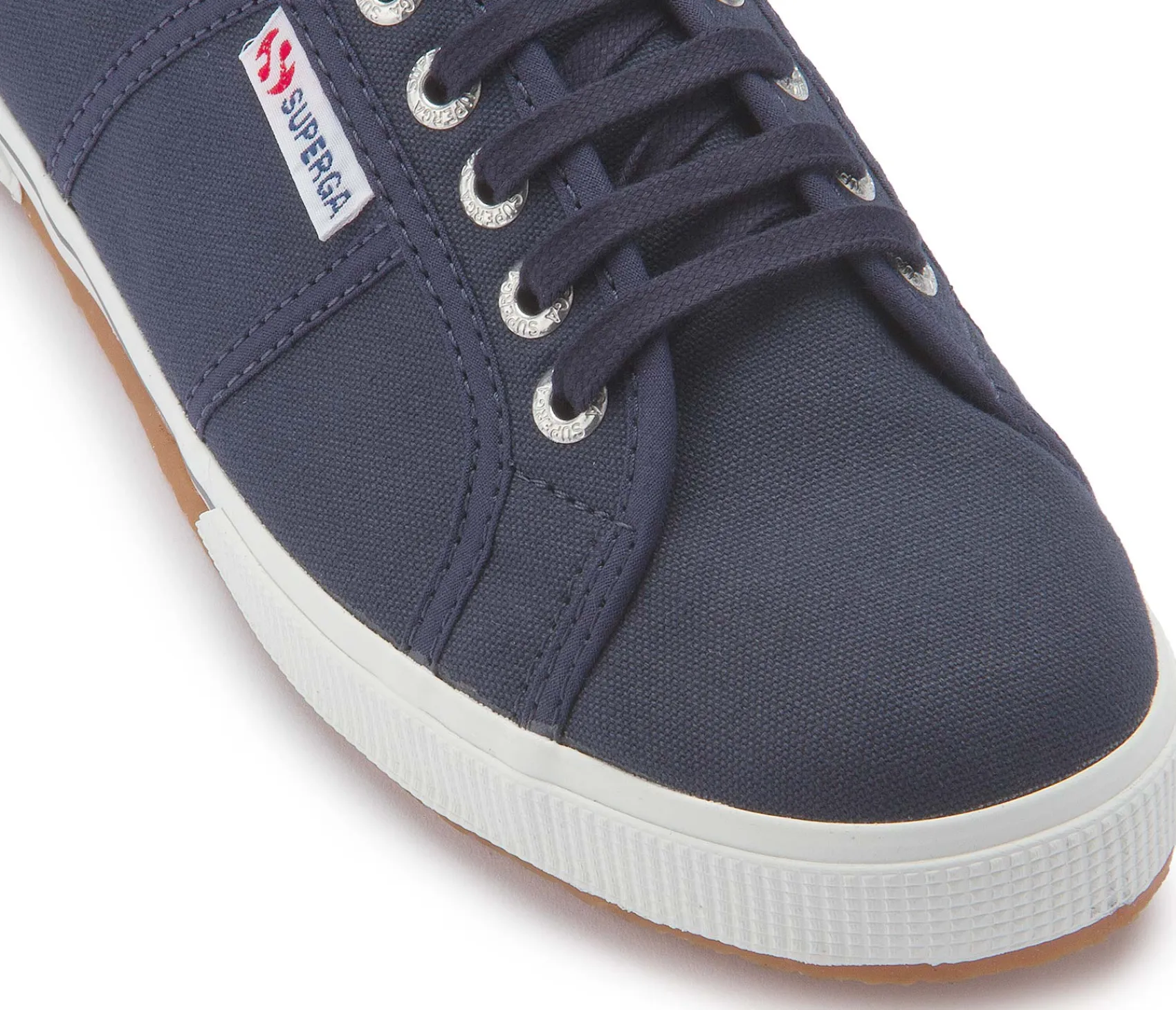 Sneaker|Schnürschuhe|superga Sneaker in Übergrößen Blau