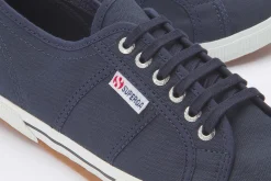 Sneaker|Schnürschuhe|superga Sneaker in Übergrößen Blau