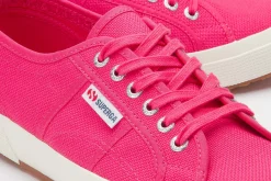 Sneaker|Schnürschuhe|superga Sneaker in Übergrößen Pink