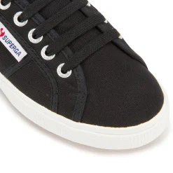 Sneaker|Schnürschuhe|superga Sneaker in Übergrößen Schwarz