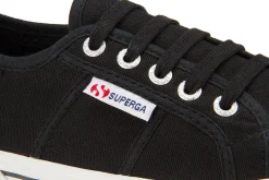 Sneaker|Schnürschuhe|superga Sneaker in Übergrößen Schwarz