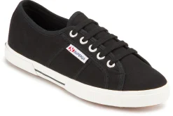 Sneaker|Schnürschuhe|superga Sneaker in Übergrößen Schwarz