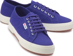 Sneaker|Schnürschuhe|superga Sneaker in Übergrößen Blau