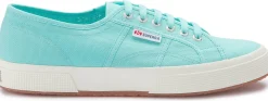Sneaker|Schnürschuhe|superga Sneaker in Übergrößen Türkis