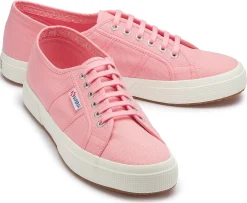 Sneaker|Schnürschuhe|superga Sneaker in Übergrößen Pink