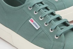 Sneaker|Schnürschuhe|superga Sneaker in Übergrößen Grün