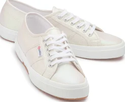 Sneaker|Schnürschuhe|superga Sneaker in Übergrößen Beige