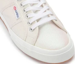 Sneaker|Schnürschuhe|superga Sneaker in Übergrößen Beige