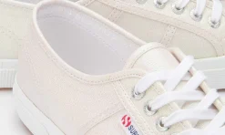 Sneaker|Schnürschuhe|superga Sneaker in Übergrößen Beige