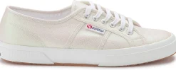 Sneaker|Schnürschuhe|superga Sneaker in Übergrößen Beige