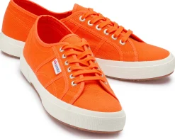 Sneaker|Schnürschuhe|superga Sneaker in Übergrößen Orange