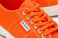 Sneaker|Schnürschuhe|superga Sneaker in Übergrößen Orange