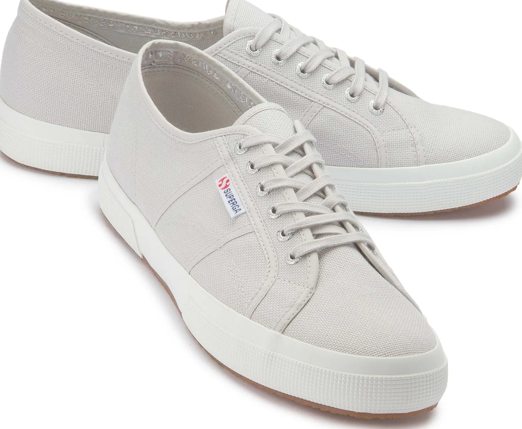 Sneaker|Schnürschuhe|Superga Herren Superga Sneaker in Übergrößen Grau