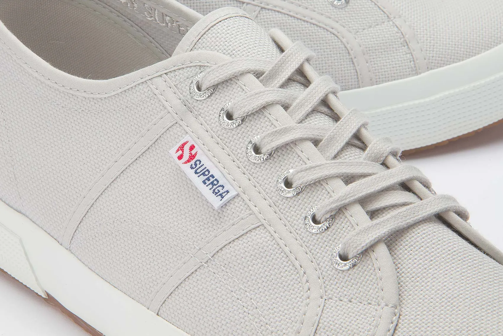 Sneaker|Schnürschuhe|Superga Herren Superga Sneaker in Übergrößen Grau