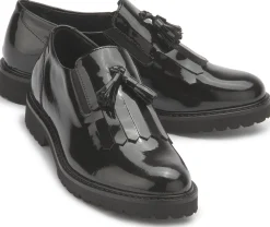 Slipper|Horsch Schuhe Tassel Loafer in Übergrößen Schwarz