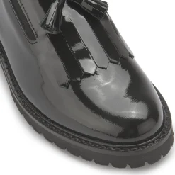 Slipper|Horsch Schuhe Tassel Loafer in Übergrößen Schwarz
