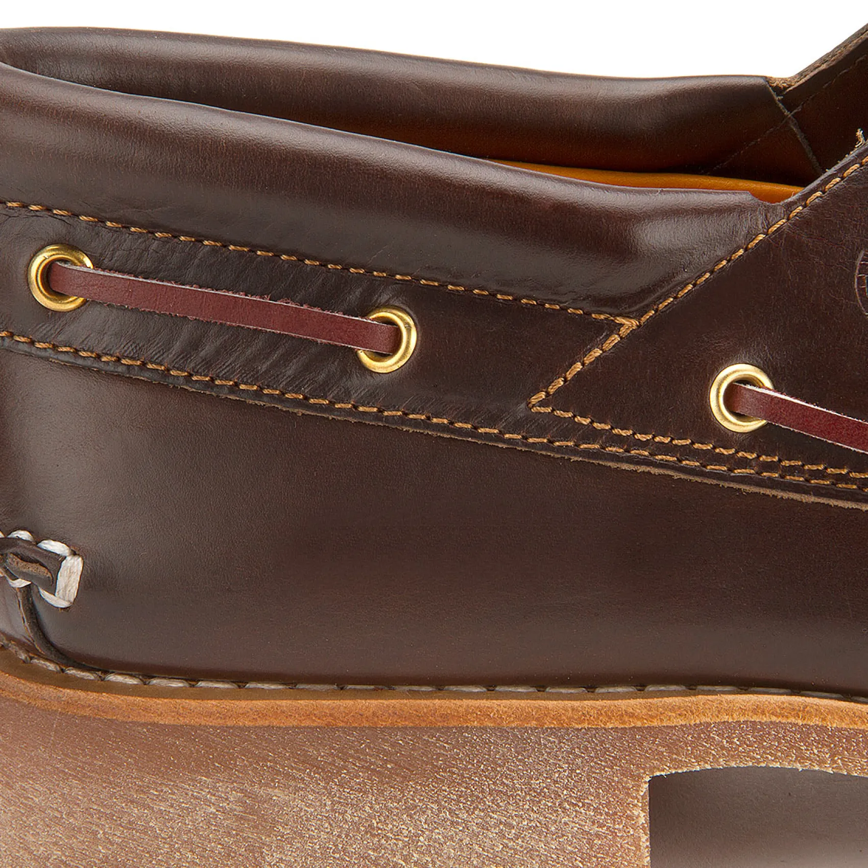 Schnürschuhe|Bootsschuhe|timberland Bootsschuh in Übergrößen Braun