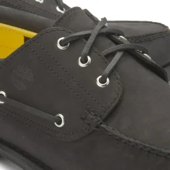Schnürschuhe|Bootsschuhe|timberland Bootsschuh in Übergrößen Schwarz