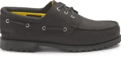 Schnürschuhe|Bootsschuhe|timberland Bootsschuh in Übergrößen Schwarz