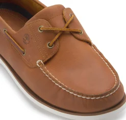Schnürschuhe|Bootsschuhe|timberland Bootsschuh in Übergrößen Braun