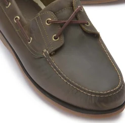 Schnürschuhe|Bootsschuhe|timberland Bootsschuh in Übergrößen Grün