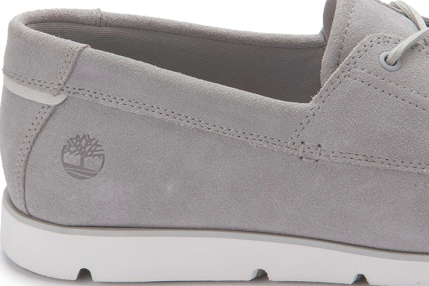 Slipper|Schnürschuhe|timberland Bootsschuh in Übergrößen Grau