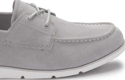 Slipper|Schnürschuhe|timberland Bootsschuh in Übergrößen Grau