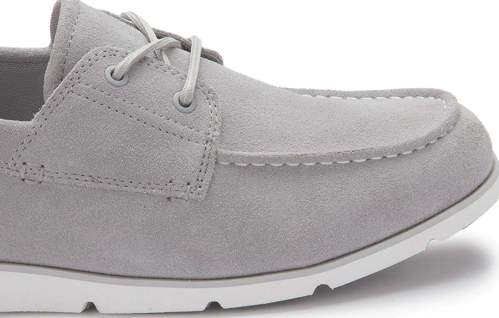 Slipper|Schnürschuhe|timberland Bootsschuh in Übergrößen Grau
