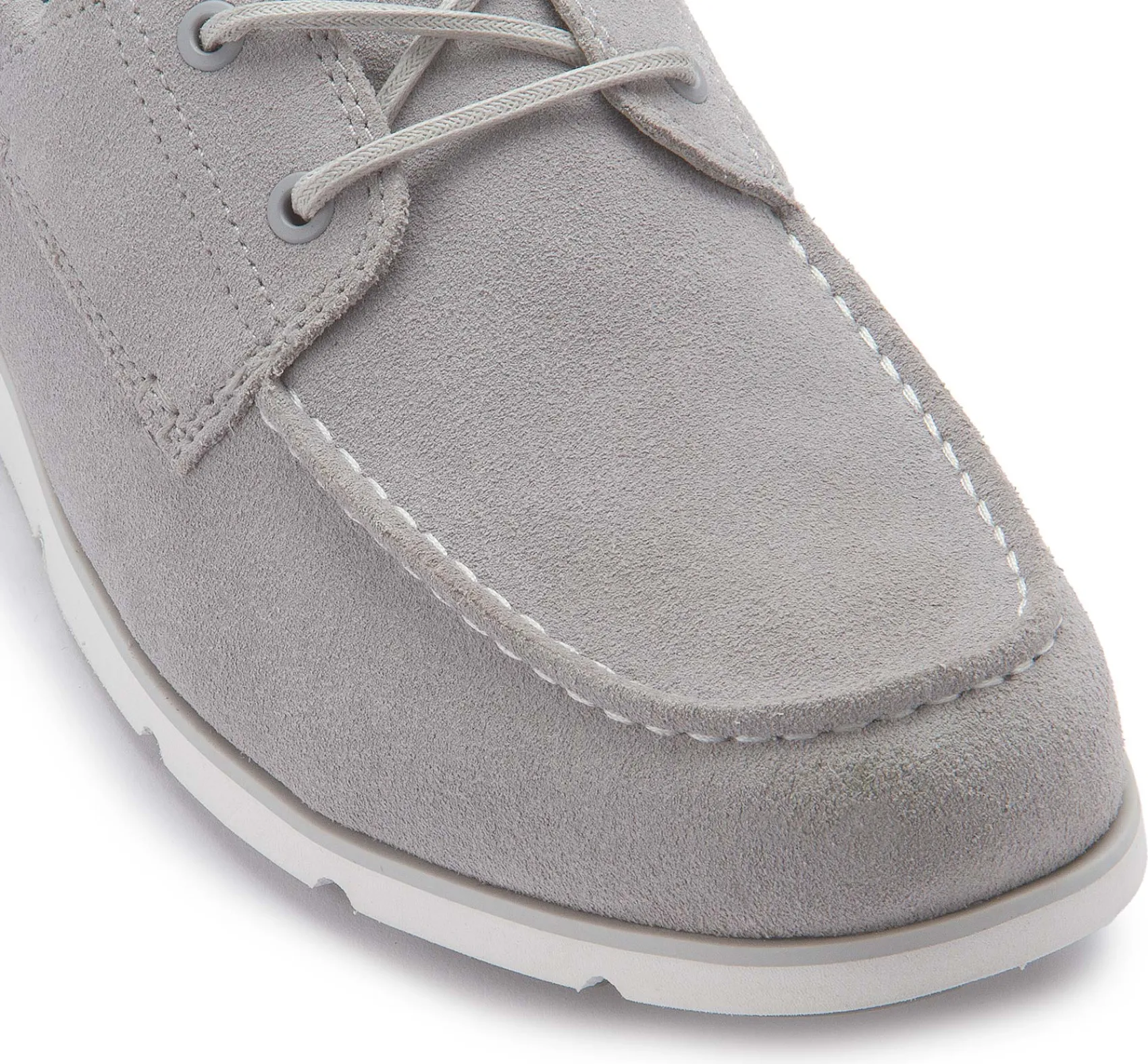 Slipper|Schnürschuhe|timberland Bootsschuh in Übergrößen Grau