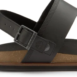 Sandalen|timberland Sandale in Übergrößen Schwarz