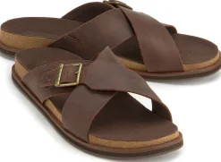 Sandalen|timberland Slide in Übergrößen Braun