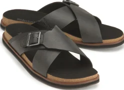 Sandalen|timberland Slide in Übergrößen Schwarz