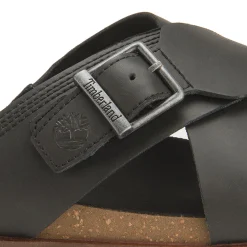Sandalen|timberland Slide in Übergrößen Schwarz