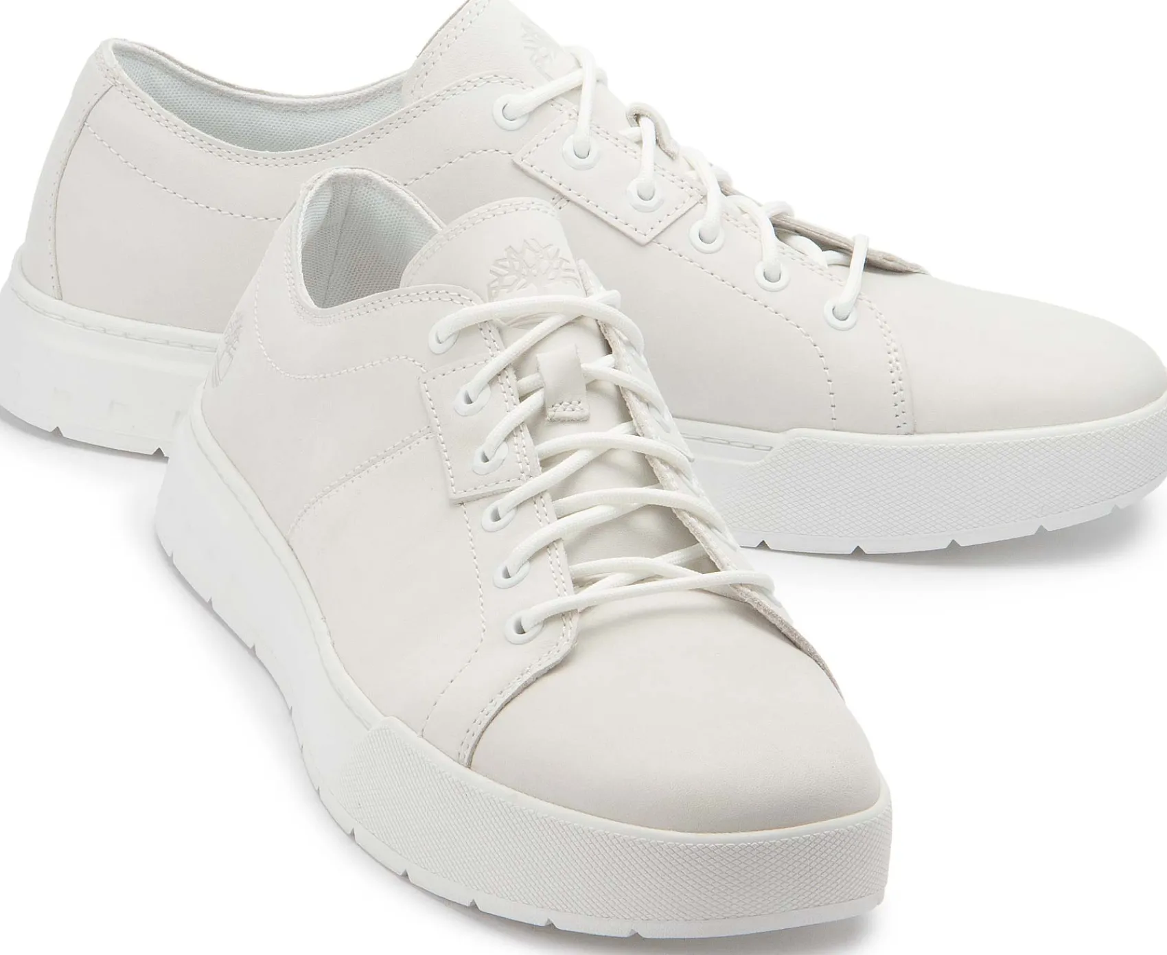 Schnürschuhe|timberland Sneaker in Übergrößen Weiß