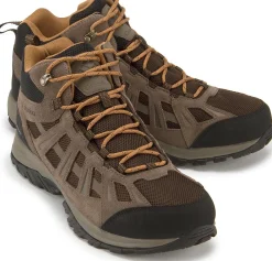 Stiefeletten|Schnürschuhe|Columbia Trekking Boot in Übergrößen Braun