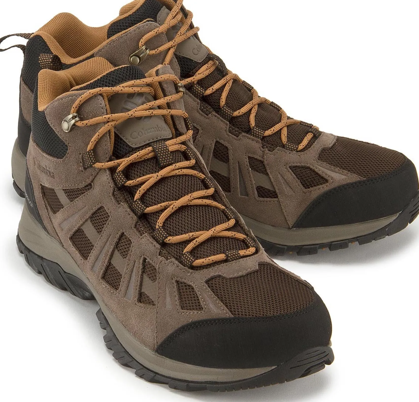 Stiefeletten|Schnürschuhe|Columbia Trekking Boot in Übergrößen Braun