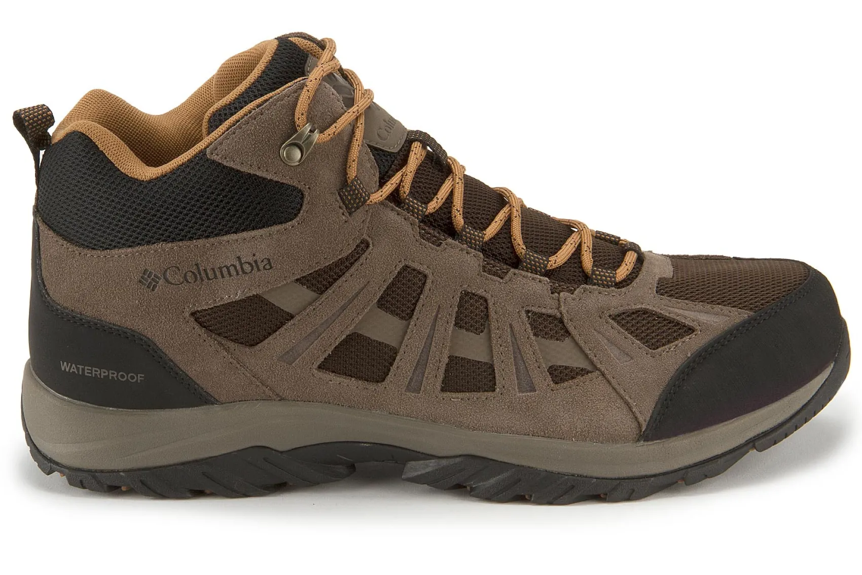 Stiefeletten|Schnürschuhe|Columbia Trekking Boot in Übergrößen Braun