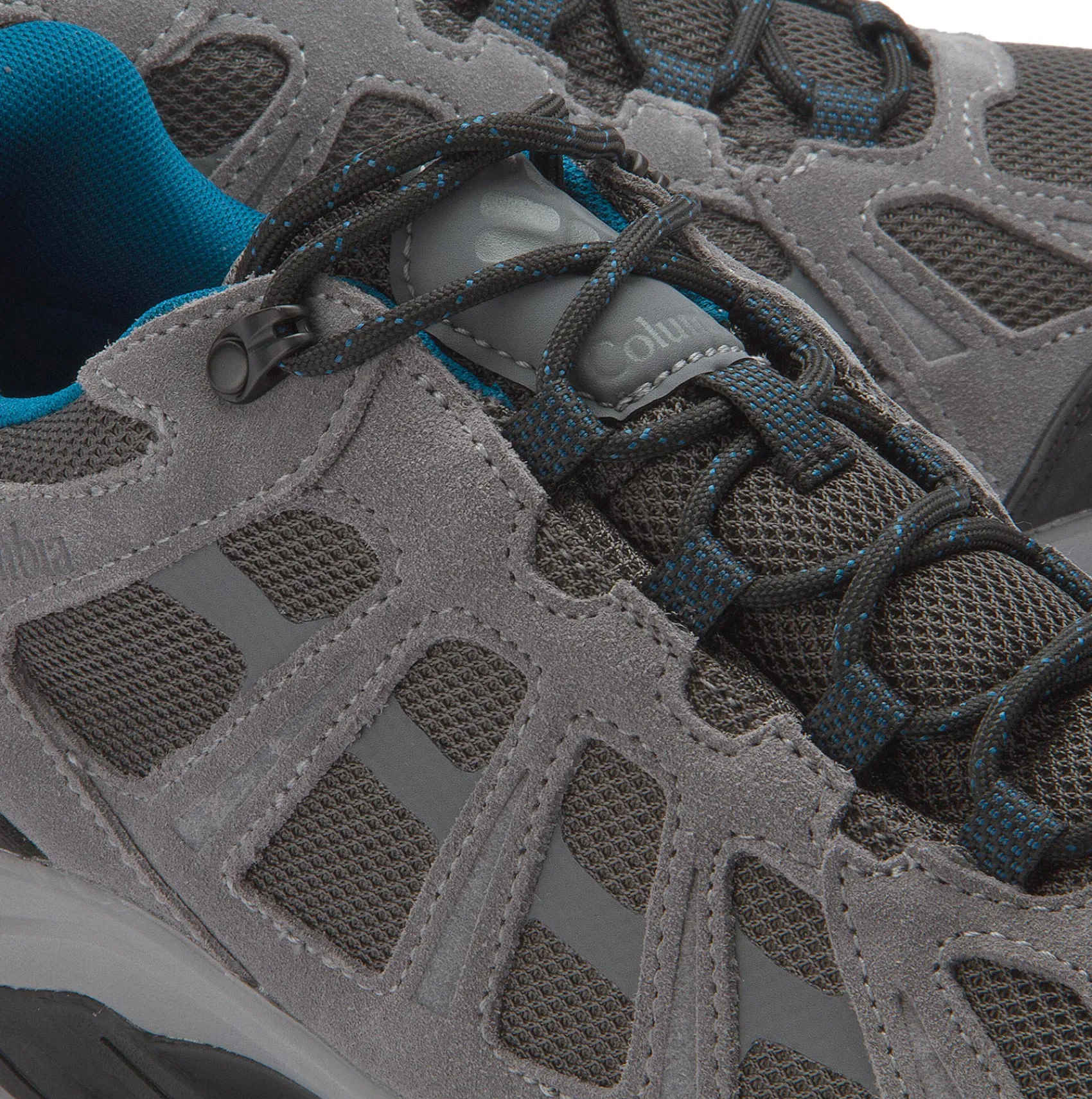 Schnürschuhe|Outdoor|Columbia Trekking Schuh in Übergrößen Grau