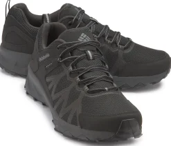 Schnürschuhe|Outdoor|Columbia Trekking Schuh in Übergrößen Schwarz
