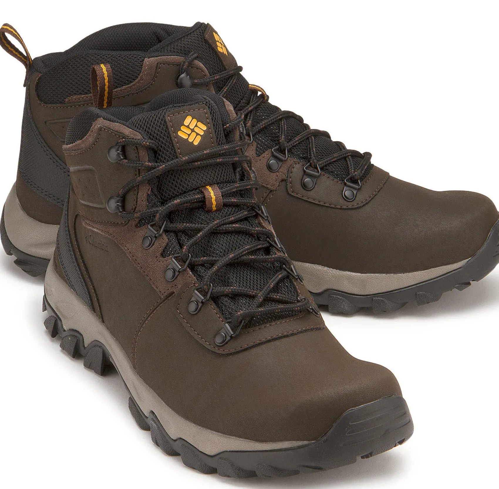 Stiefeletten|Schnürschuhe|Columbia Trekking-Schuh in Übergrößen Braun