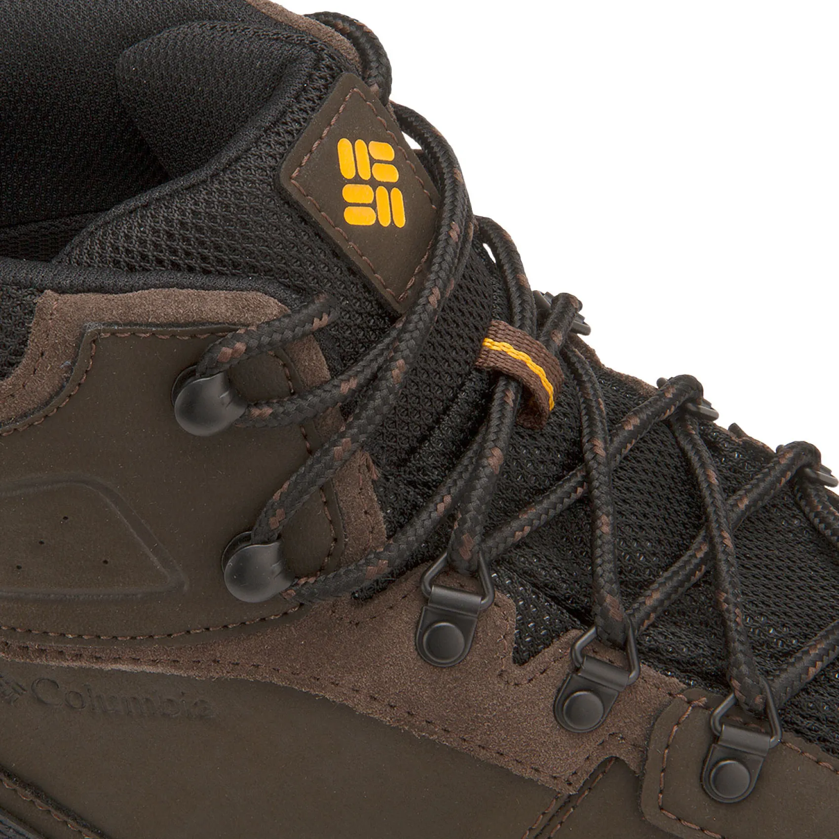 Stiefeletten|Schnürschuhe|Columbia Trekking-Schuh in Übergrößen Braun